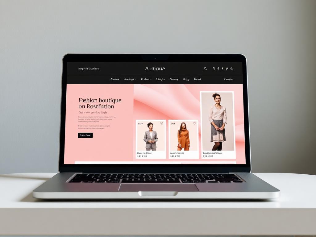 Diseño web Boutique Moda por Andama Design