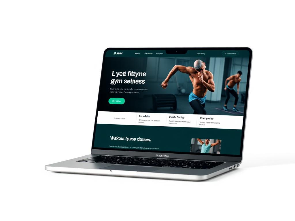 Diseño web Fitness Studio por Andama Design